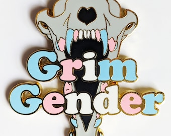 GRIM GENDER - Transgender Pride Pin