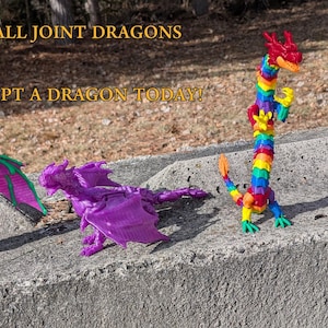 Original Dragons! - 3D printed dragon figures