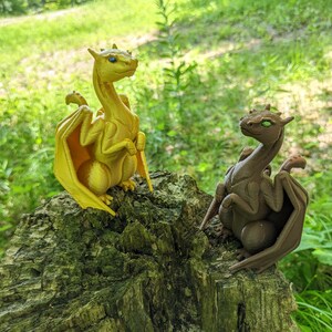 Little Hordlings Cute Baby Dragonling Figurines Set of 3 7cm main image 1