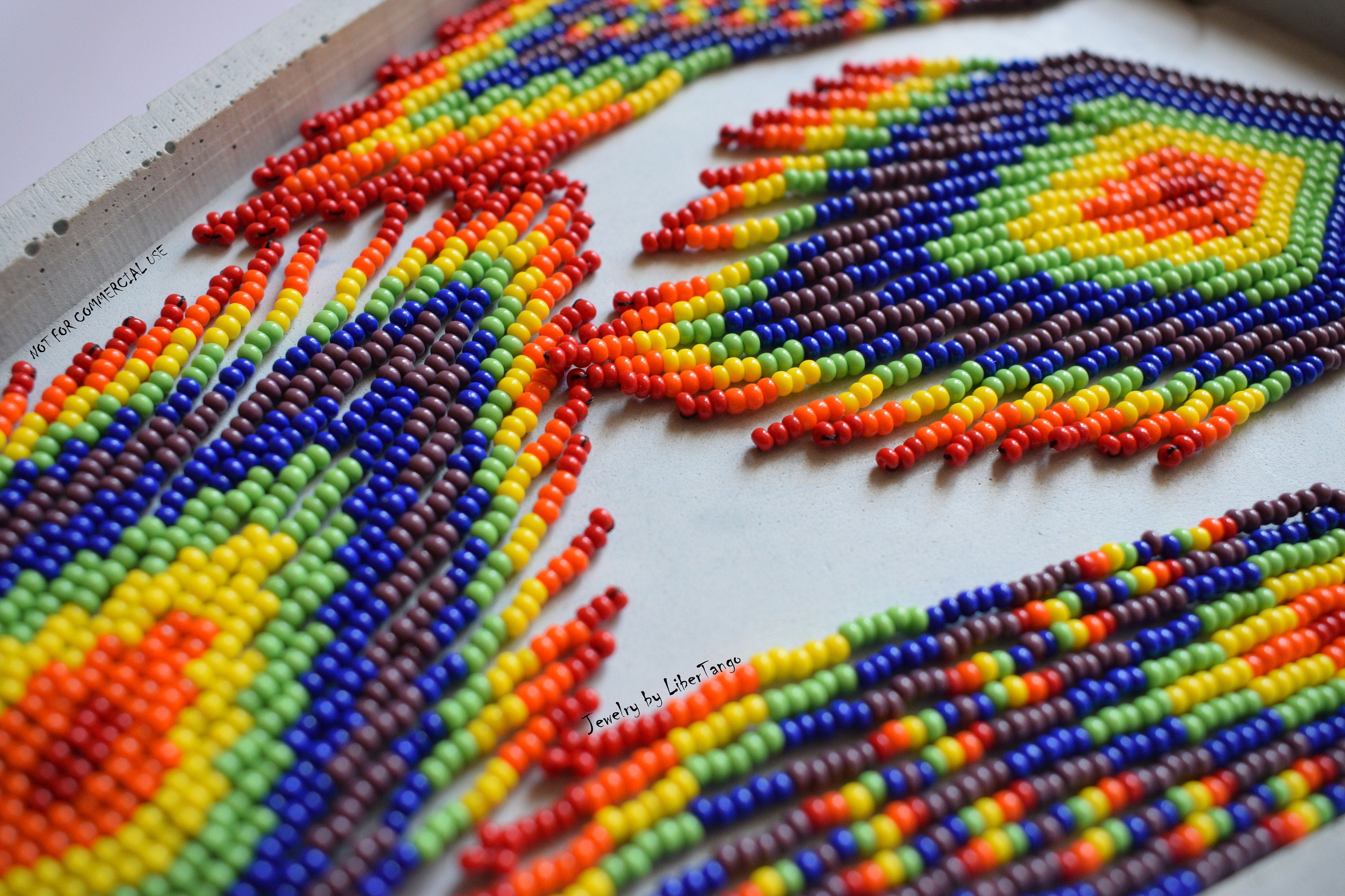 beaded pride earrings