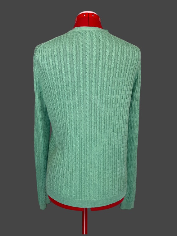 Mint Green Vintage Brooks Brothers Silk Cashmere … - image 4