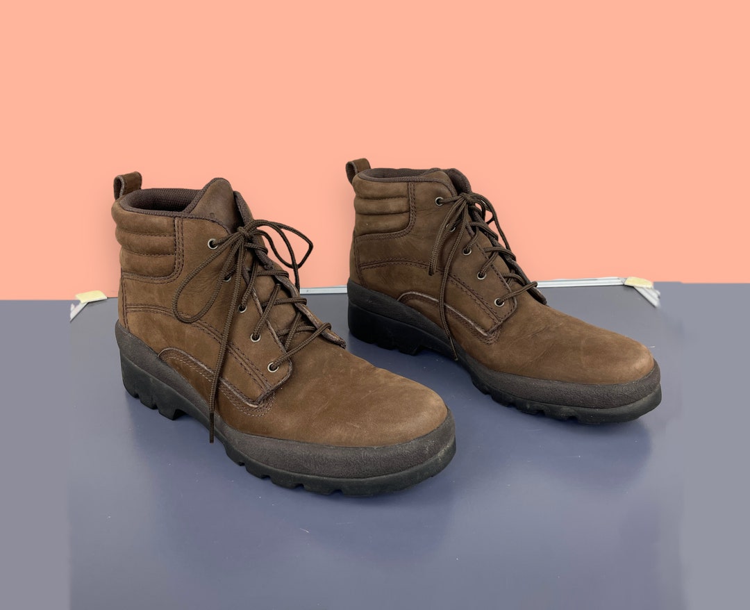 1490 ripple leather high boots