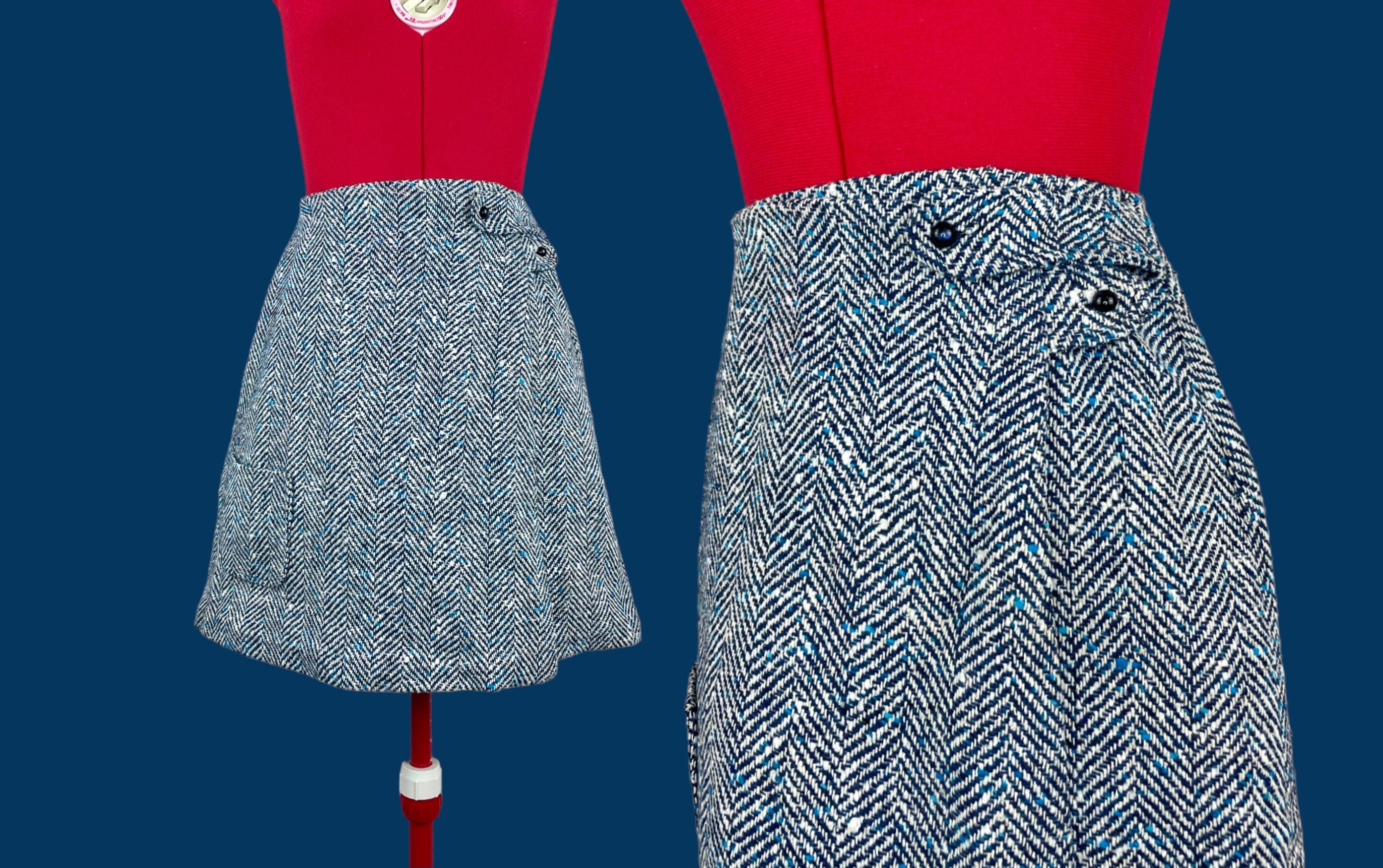 Herringbone Skirt - Etsy