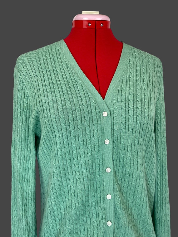 Mint Green Vintage Brooks Brothers Silk Cashmere … - image 8