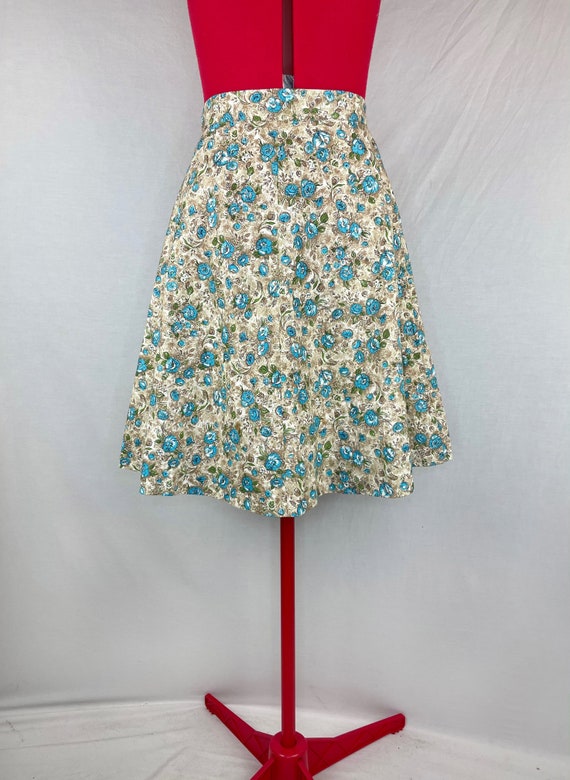 1940s Vintage Floral Feedsack Printed Cotton A-Li… - image 2