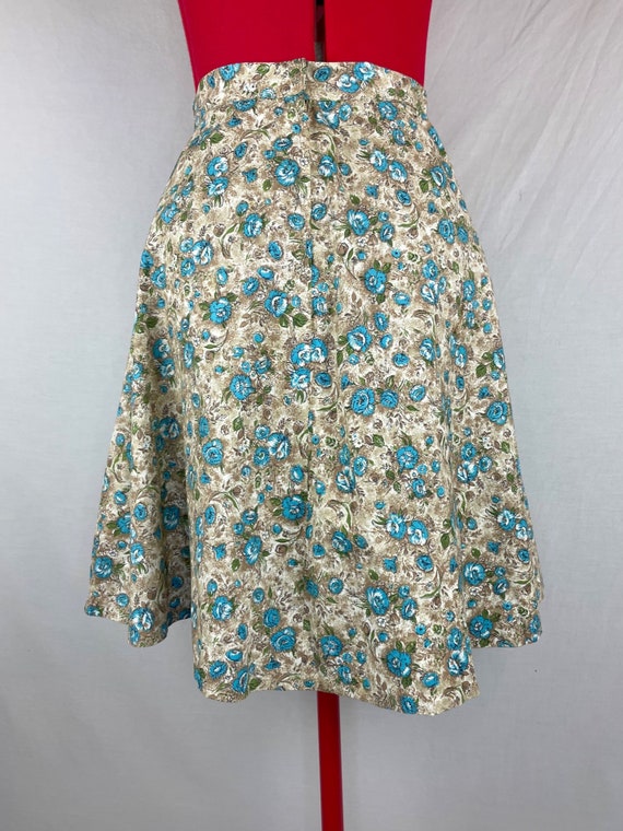 1940s Vintage Floral Feedsack Printed Cotton A-Li… - image 5