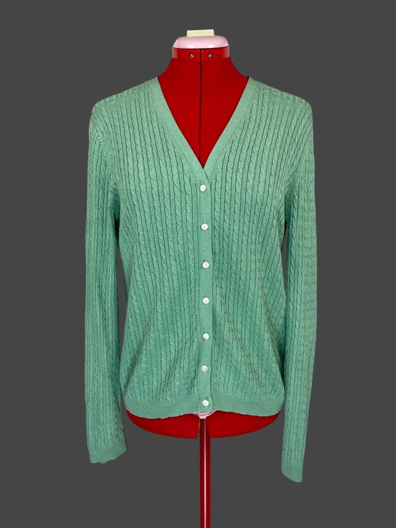 Mint Green Vintage Brooks Brothers Silk Cashmere … - image 9