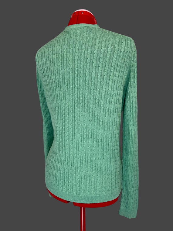 Mint Green Vintage Brooks Brothers Silk Cashmere … - image 6