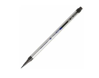 Akashiya Fude Brush Pen Sai Thin Line // Charcoal Blue Fine Brush Marker // ThinLine TL300-02 Dark Blue