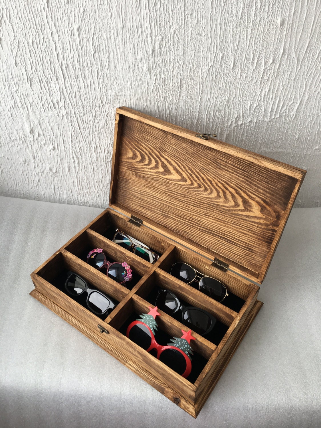 Storage Glass Eyewear Glasses Box Rustic Sunglasses Box Glasses Case