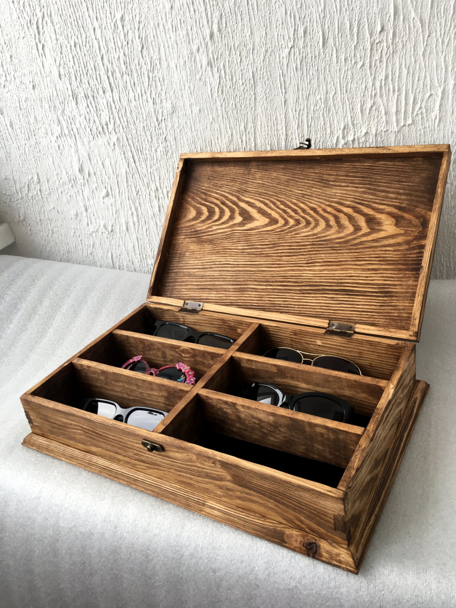 Storage Glass Eyewear Glasses Box Rustic Sunglasses Box Glasses Case