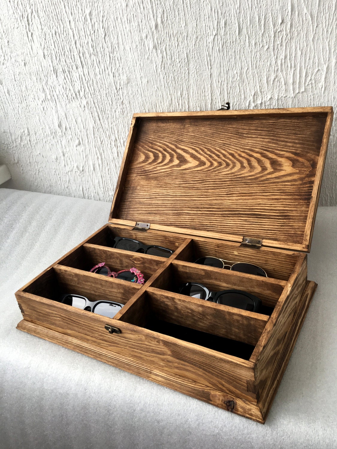Storage Glass Eyewear Glasses Box Rustic Sunglasses Box Glasses Case
