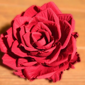 Rosa rosa hecha a mano, broche de flores de seda, joyería de flores, joyería de seda