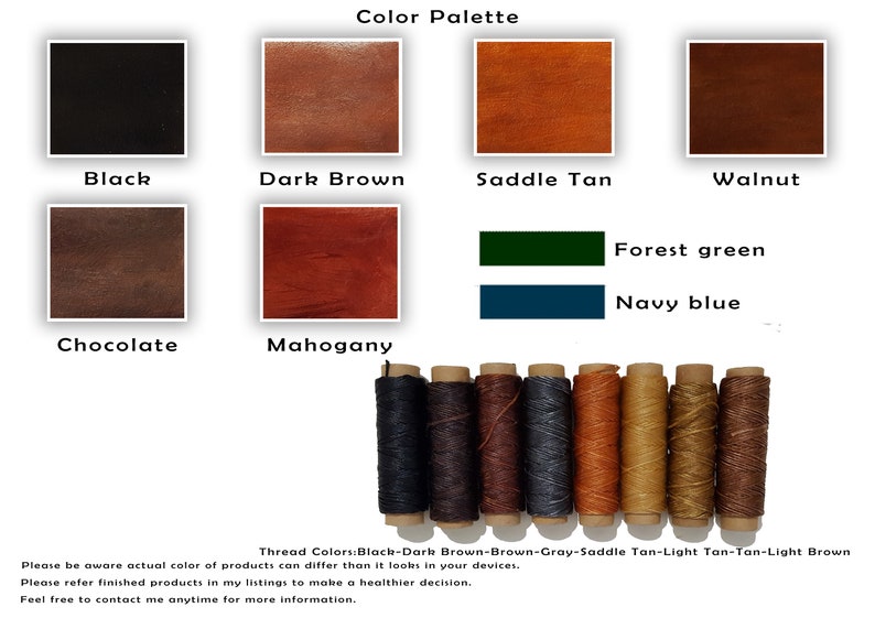 Full Grain Vegetable Tanned Leather Men's Slim Short Etsy