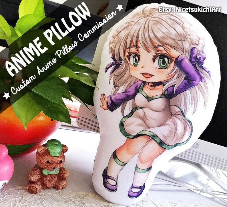 CUSTOM Anime Pillow Commission Etsy