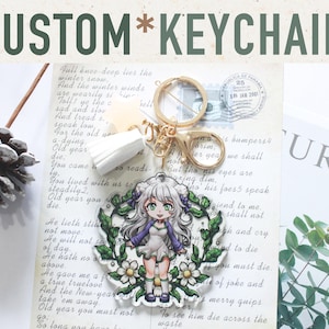 CUSTOM Anime Keychain Commissions
