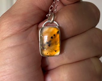 Montana agate pendant