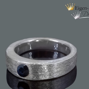 Goldsmith Silverring &quot;straight&quot;, ring silver, goldsmiths work