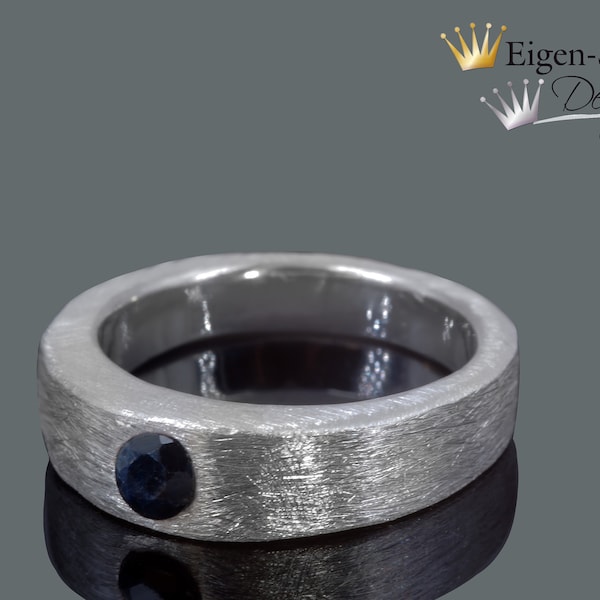 Goldschmiede Silberring "straight", Ring Damen und Herren, Unisex, Fingerring, Goldschmiedearbeit, eigen schmied design, Ringe, Ring, <3 <3