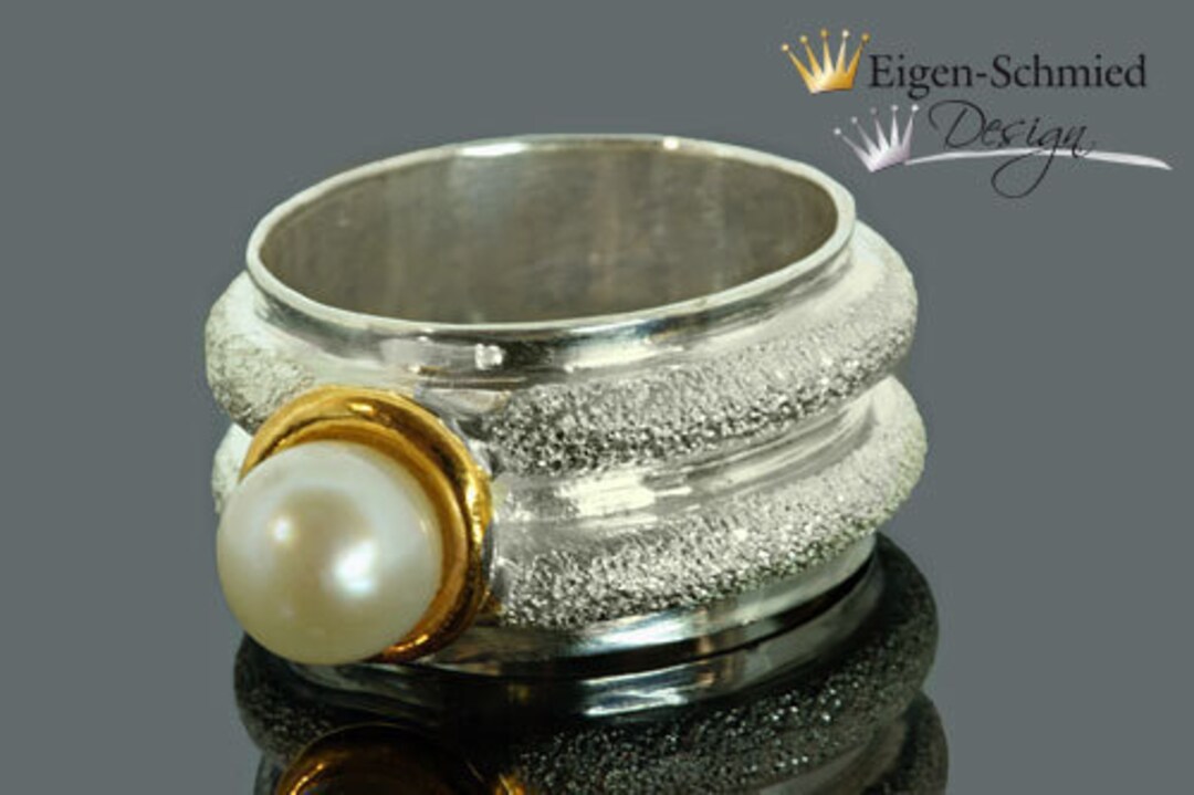 Anillo de perlas goldsmith, Perlado en plata de ley 925, joyas de plata,  perlas, joyas de perlas, idea de regalo, único - Etsy España