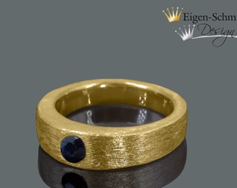 Goldschmiedering "straight", Ring Damen und Herren, Unisex, Fingerring, Goldschmiedearbeit, eigen schmied design, Ringe, Ring, Verlobung <3