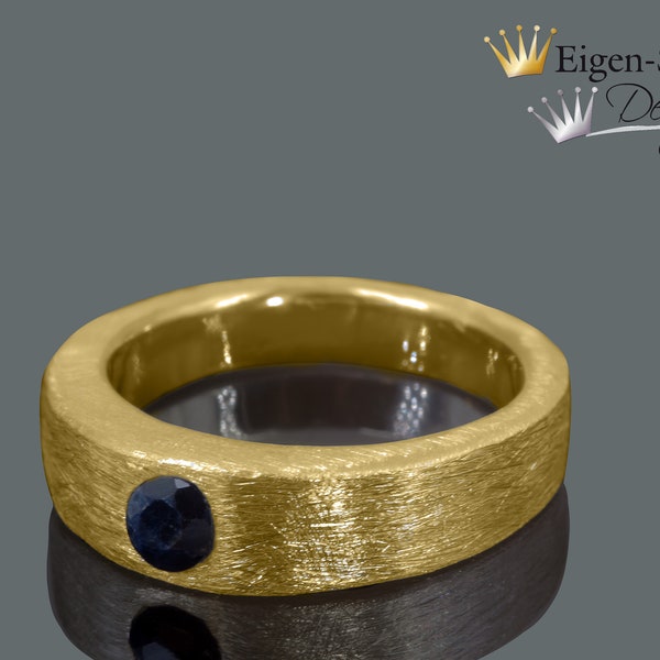 Goldschmiedering "straight", Ring Damen und Herren, Unisex, Fingerring, Goldschmiedearbeit, eigen schmied design, Ringe, Ring, Verlobung <3