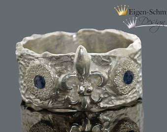 Silverring, "Lily", 925 Sterling silver