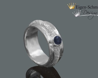 Silverring "glittering" in 925 sterling silver An absolute dream ring!