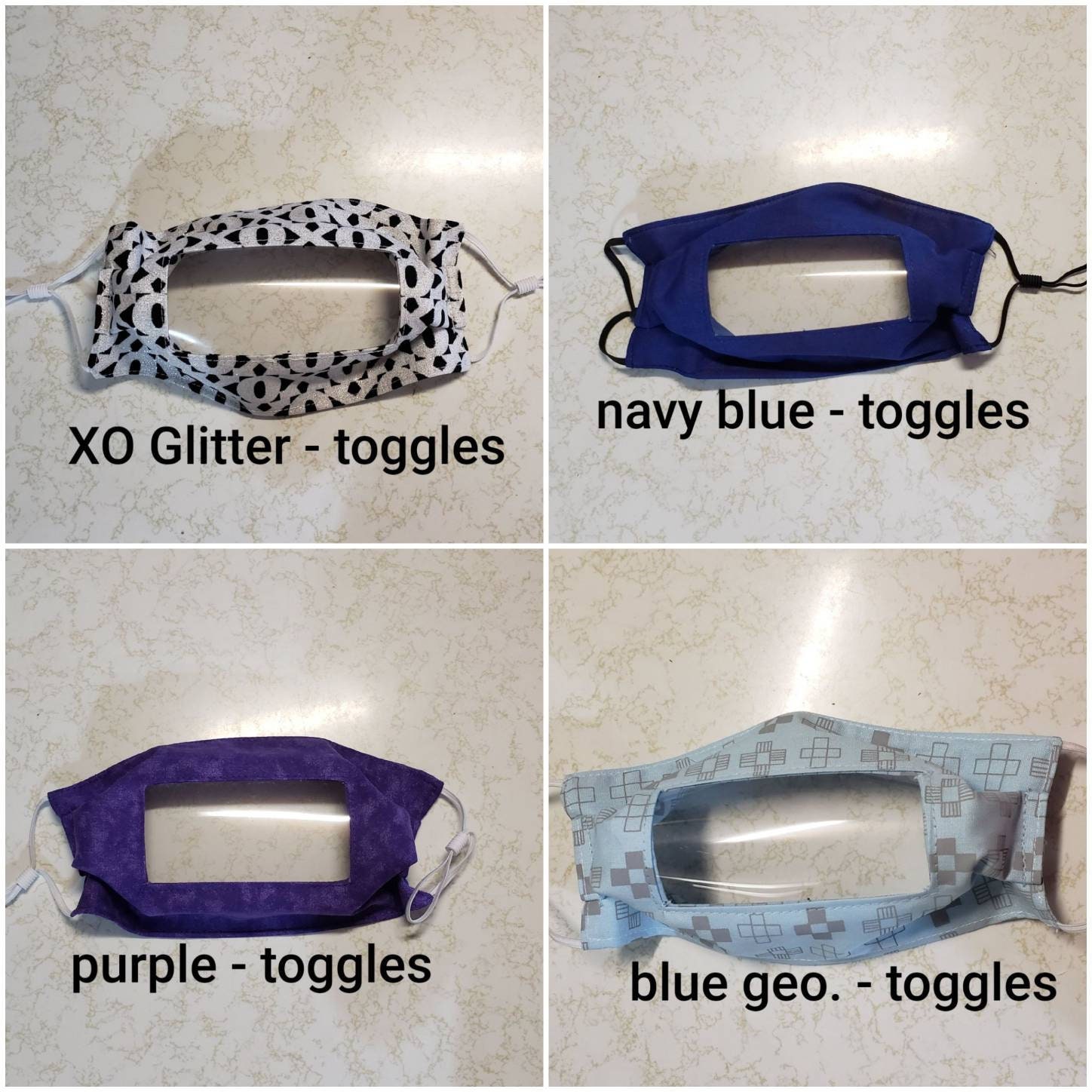 Clear Window Face Mask for Lip Reading Speech Language Etsy