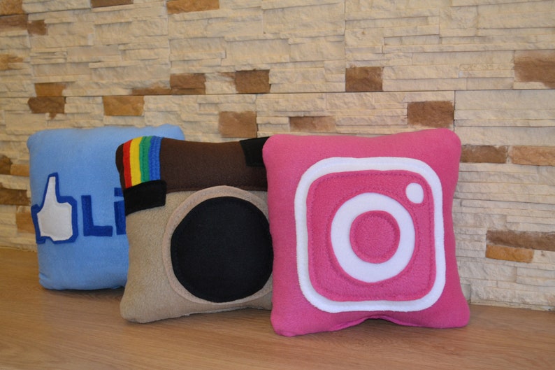 12 x 12 instagram pillow handmade pillow decorative pillow Etsy