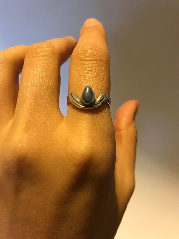 Lapis and Sterling Silver Ring - image 3