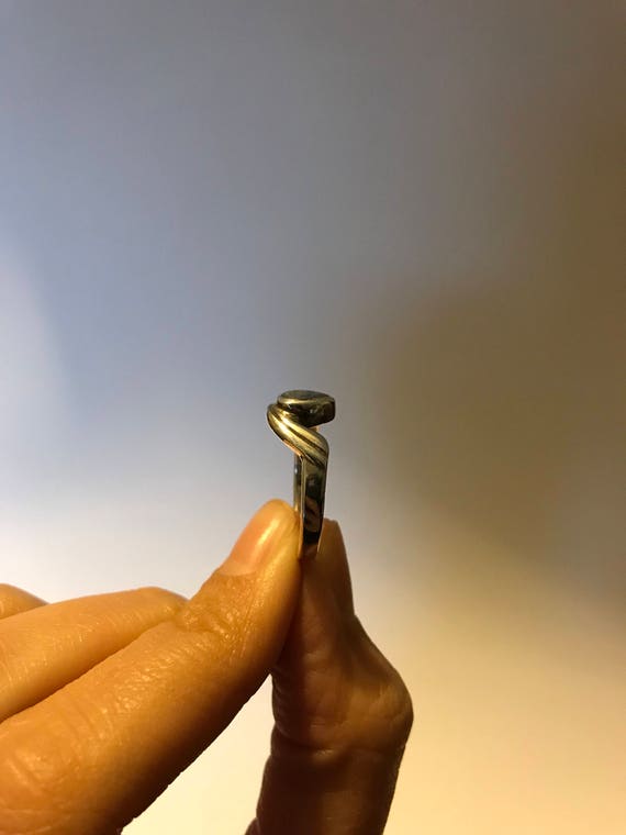 Lapis and Sterling Silver Ring - image 4