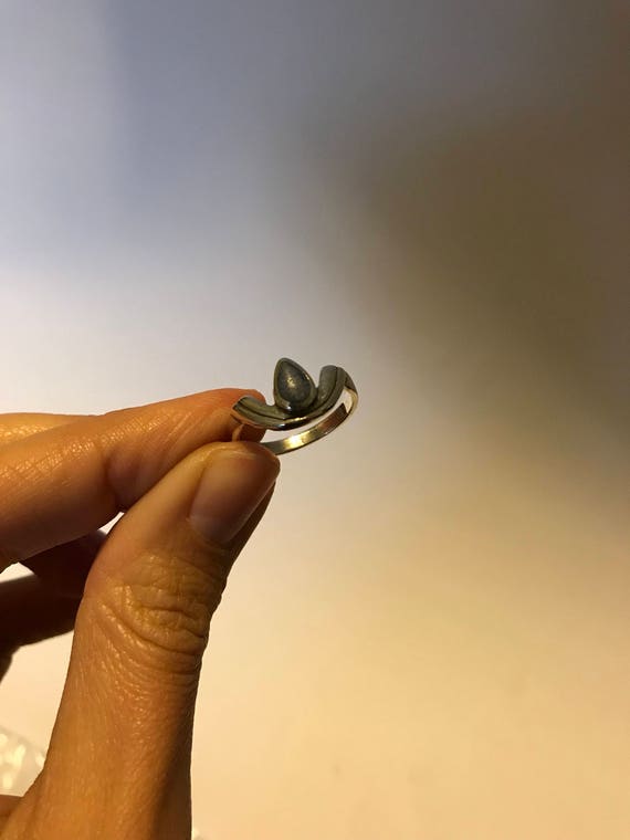 Lapis and Sterling Silver Ring - image 8