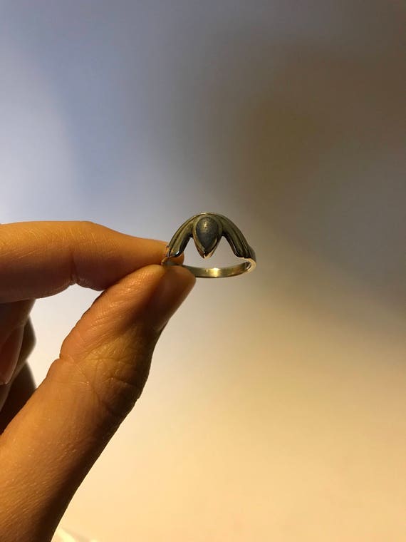 Lapis and Sterling Silver Ring - image 6