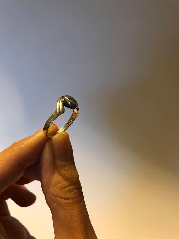 Lapis and Sterling Silver Ring - image 7