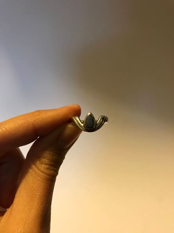 Lapis and Sterling Silver Ring - image 5