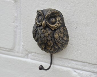 Owl Wall Hook Etsy