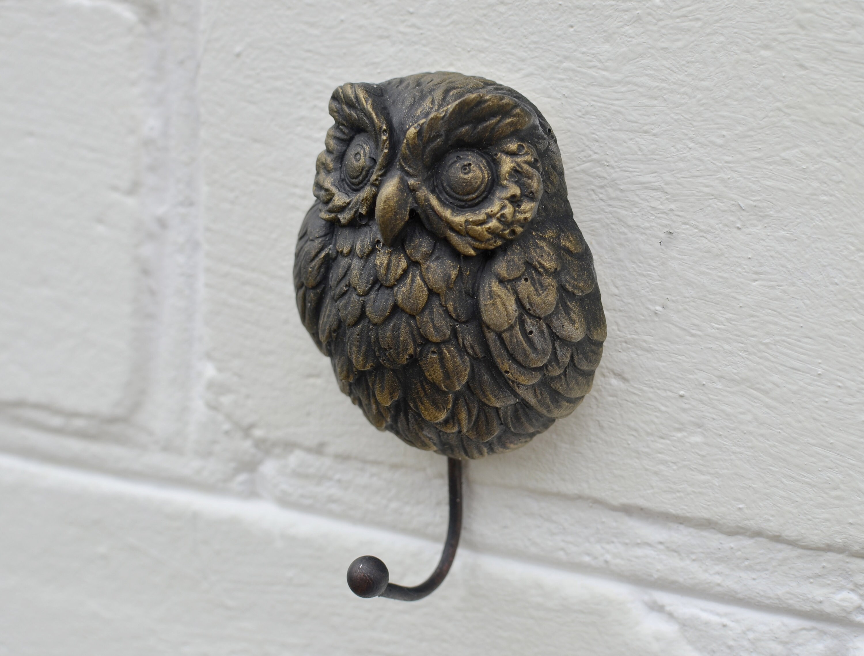 Owl decor Wall hooks Stuffed animal hook Woodland animals Key Etsy