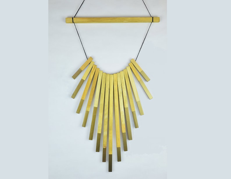 Roman gold decor Modern wall art Southern decor Folk art decor Scandinavian dream catcher Modern Garland Pendant Indian Totem color blocks