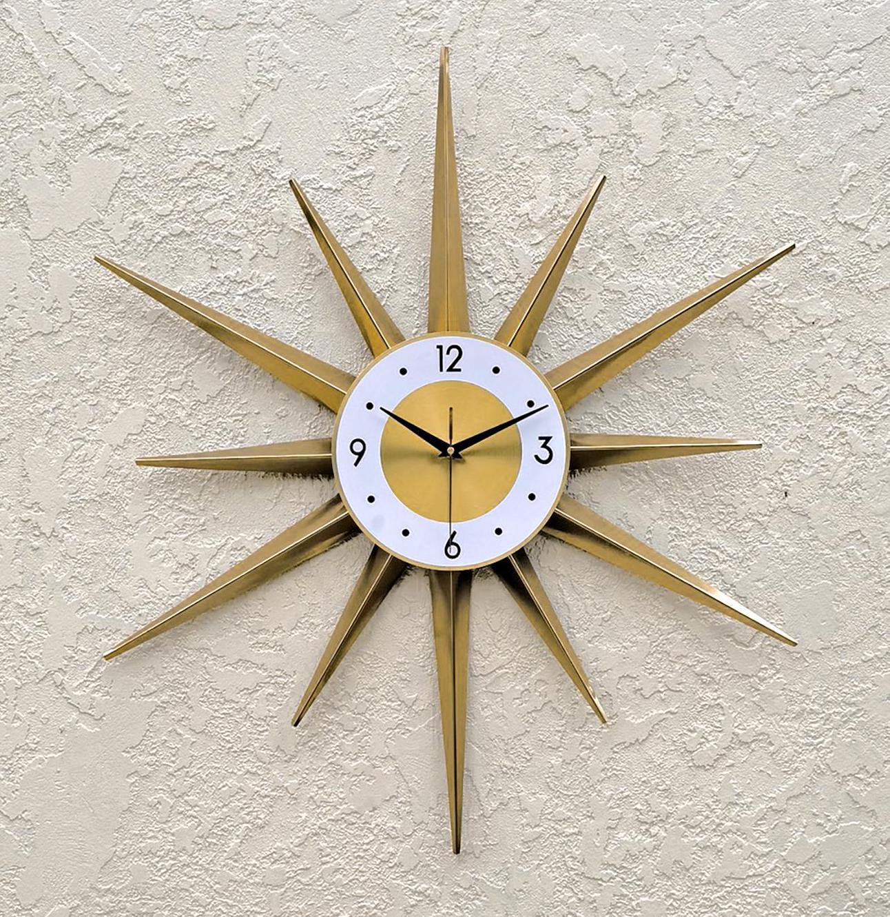 Elgin sunburst clock - Etsy 日本