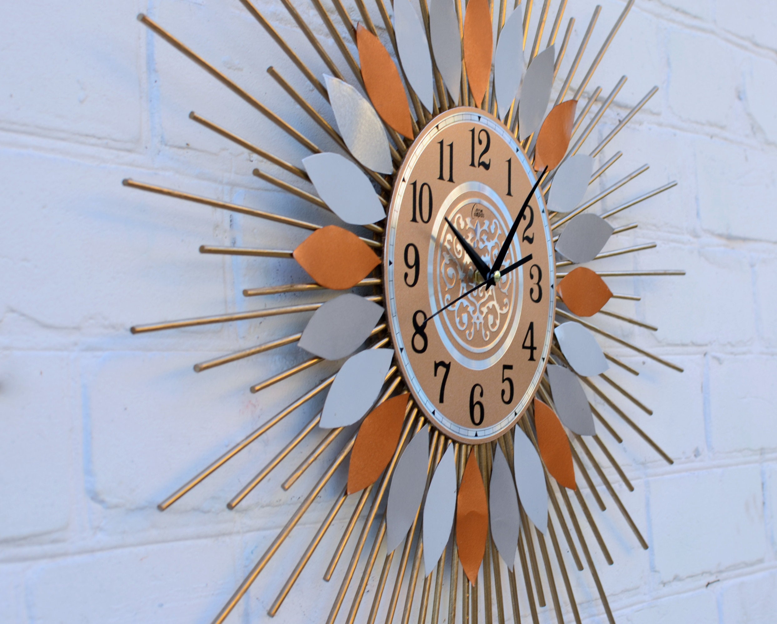 30 Large Wall Clock Starburst Clock Sunburst Wall Art Etsy Australia