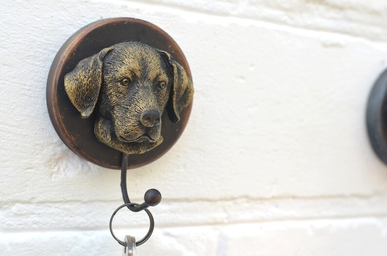 Hunting dog head wall hooks Stuffed animal hook Pet organizer Etsy