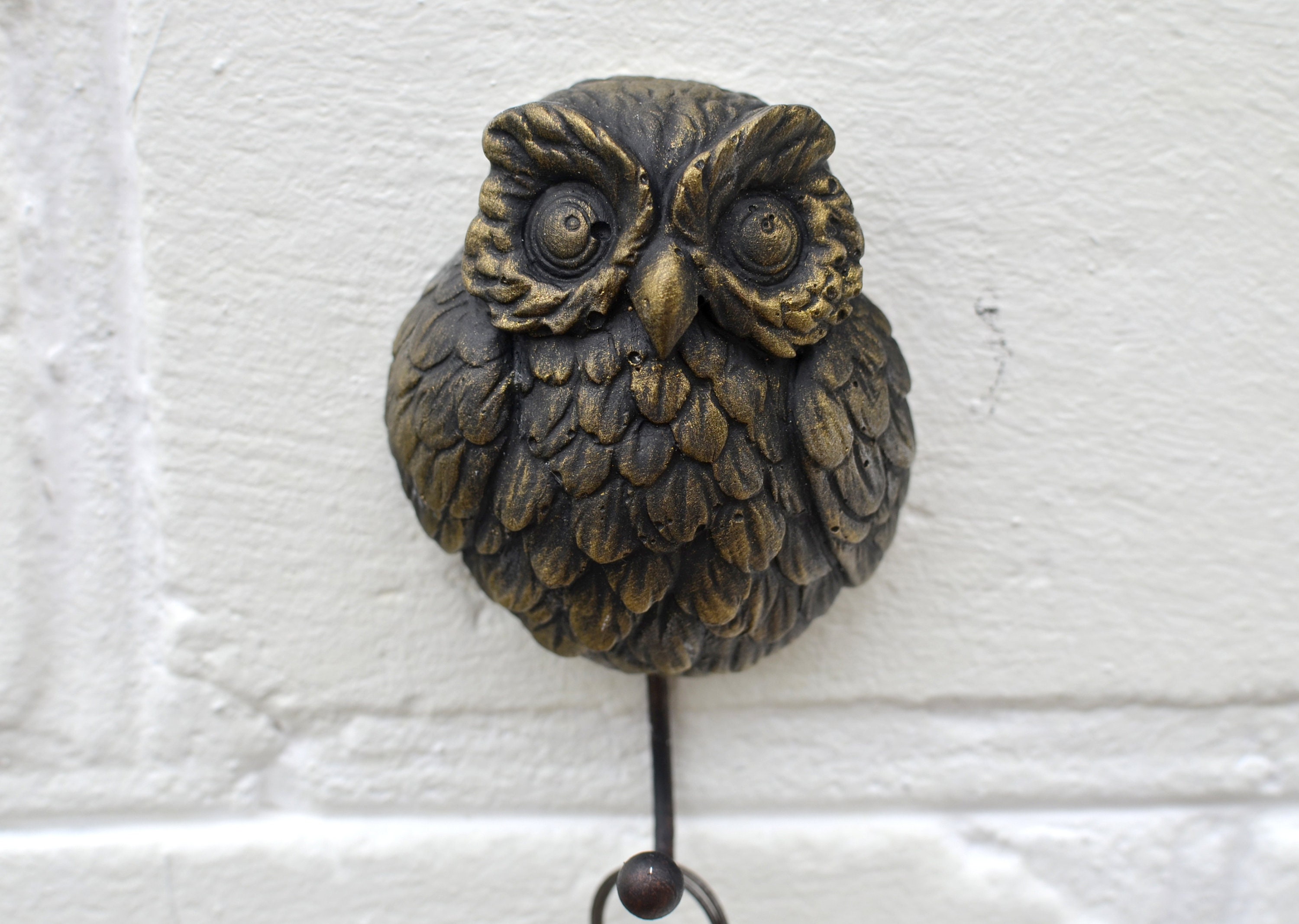 Owl decor Wall hooks Stuffed animal hook Woodland animals Key Etsy
