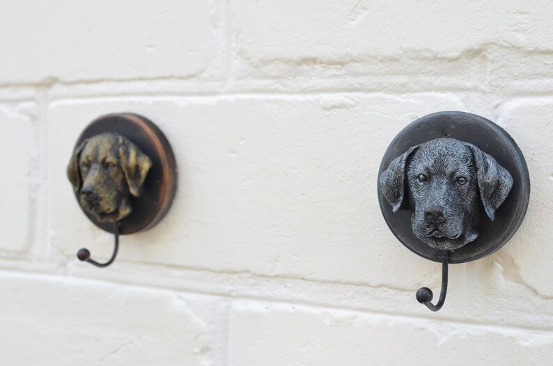 Hunting Dog Head Wall Hooks Stuffed Animal Hook Pet Organizer Etsy