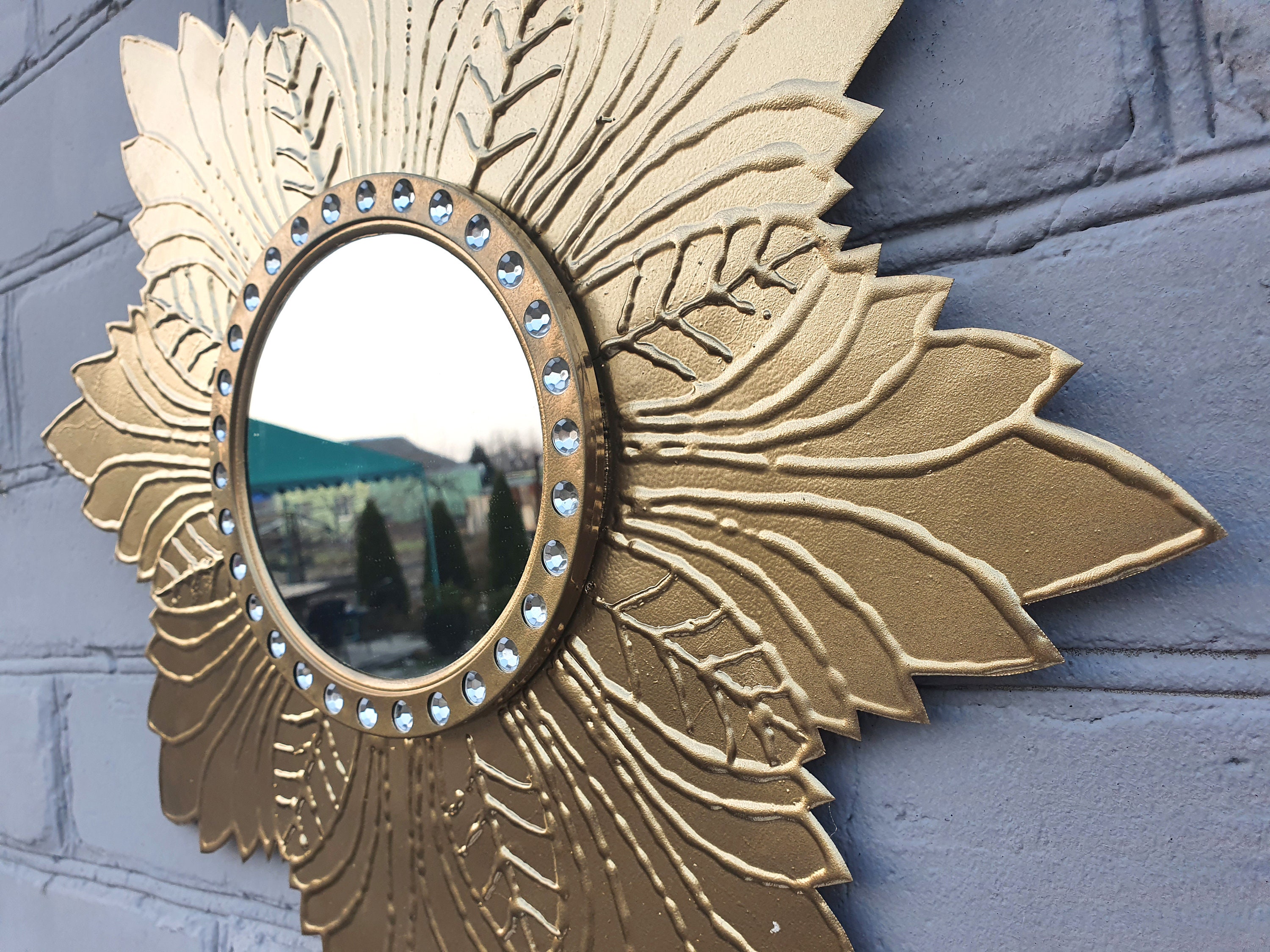 18 Bohemian Mirrors Glamorous Sunburst Mirror Starburst Etsy