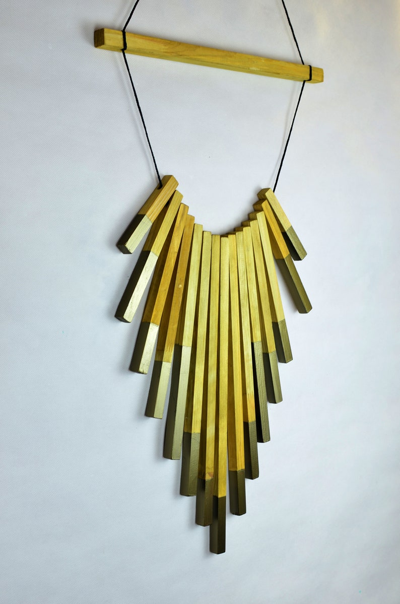 Roman gold decor Modern wall art Southern decor Folk art decor Scandinavian dream catcher Modern Garland Pendant Indian Totem color blocks