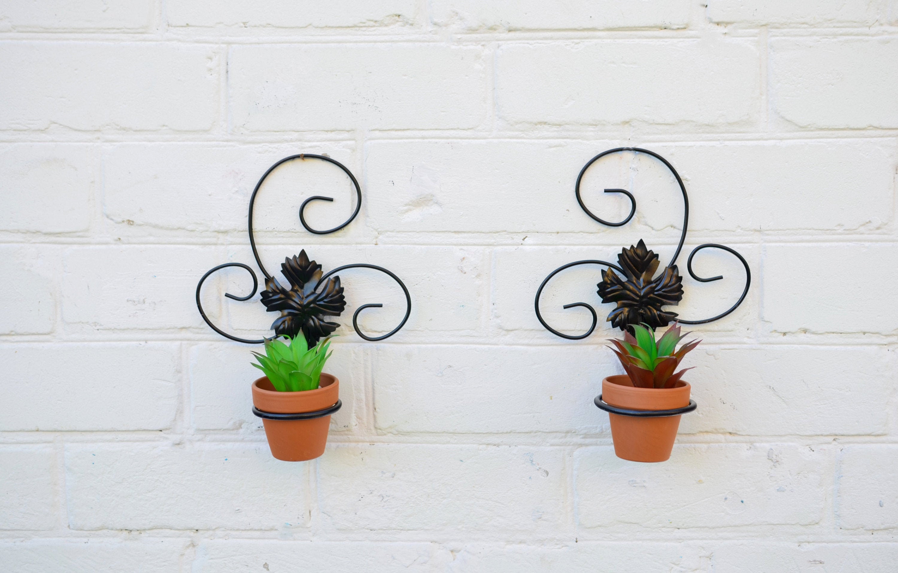 Hanging planter Metal planter Industrial plant Metal Art Etsy