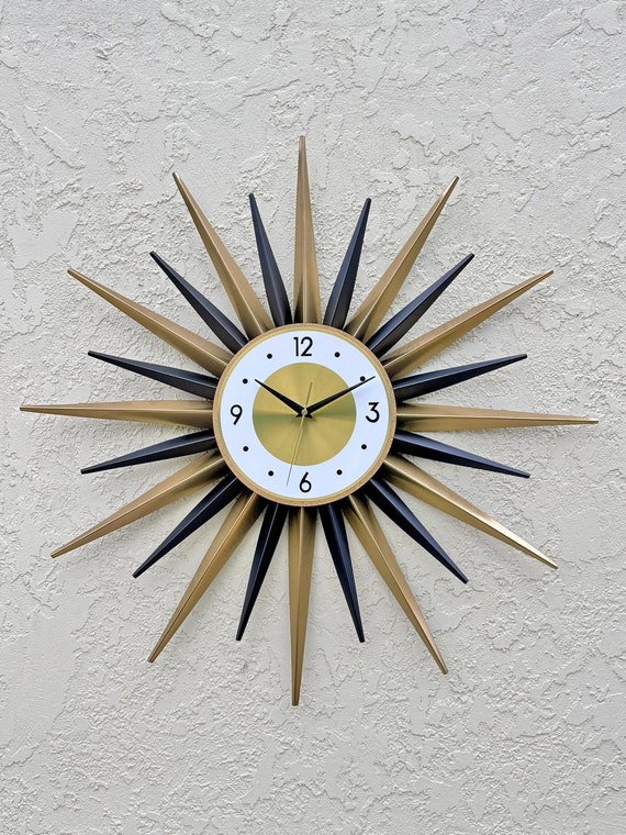 Gorge Nelson ドイツ製ムーブメント　SUNBURST CLOCK Sunburst Clock: Multicolor - SFMOMA Museum Store