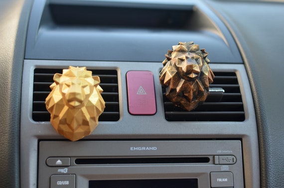 Lion King Cute Car Air Freshener Plaster Air Freshener Diffuser Car Interior Accessory Air Freshen Doll Car Accessories Miniature Furniture