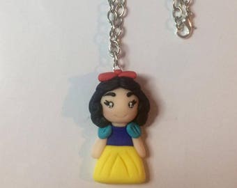 Adjustable necklace snow white